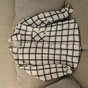 Flannel. Fleece lined Shacket